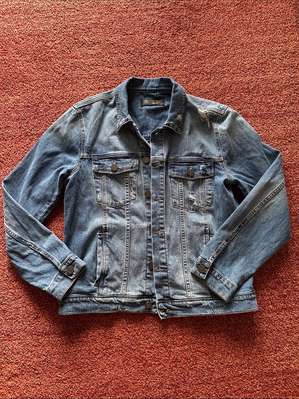 Articles Of Society Distressed Blue Denim Jacket